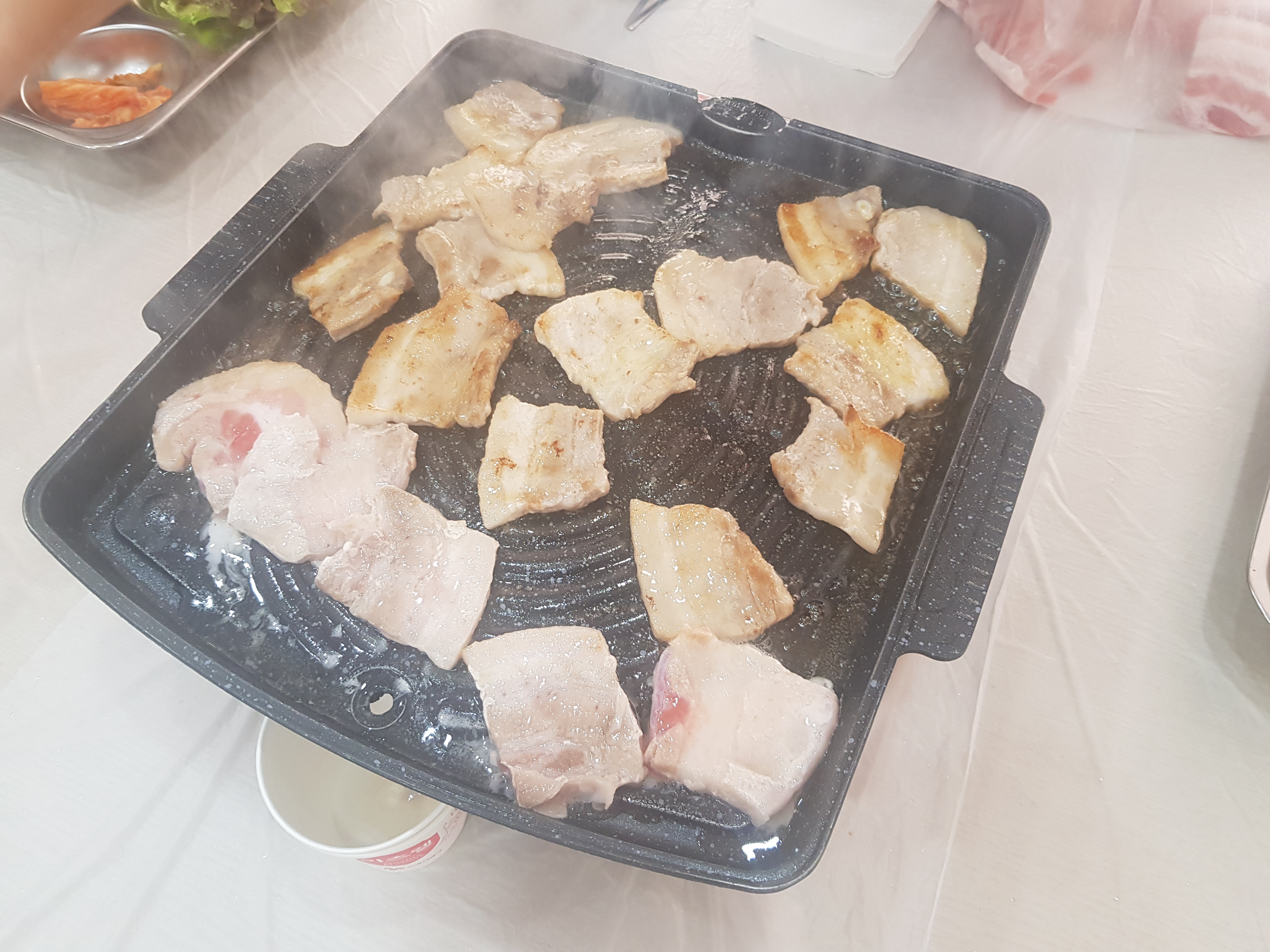  장애인의 날 - 삽겹살 특식제공